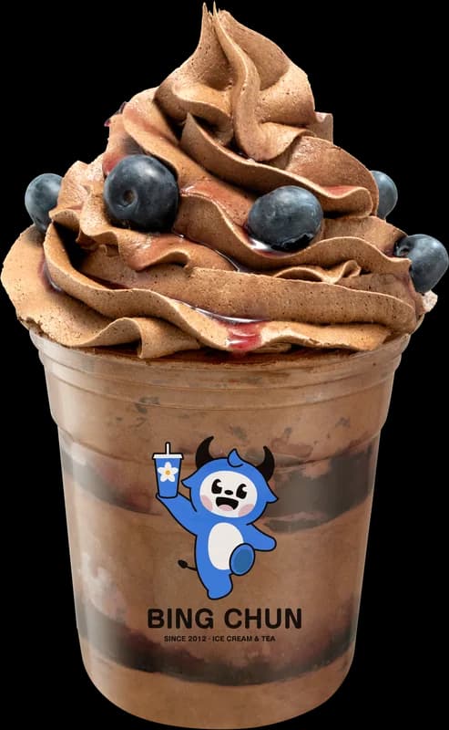 Blueberry Chocolate Sundae — sundae from Bing Chun Sri Lanka